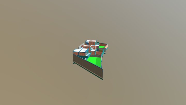 A Casa Ejemplo 3D Model