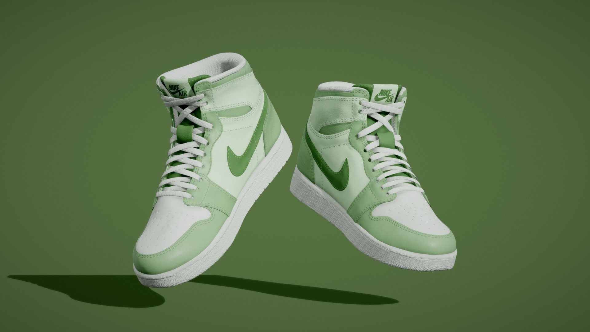 Air Jordan Nike shoes - 10 - Buy Royalty Free 3D model by 5th Dimension ...
