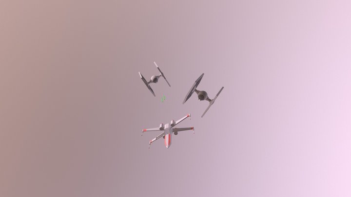 Star Wars Scene 3D Model
