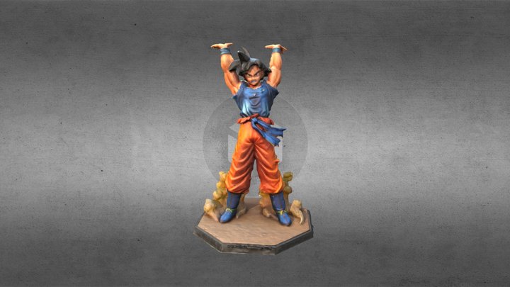Goku 3D Scan Dragon Ball 3D Model