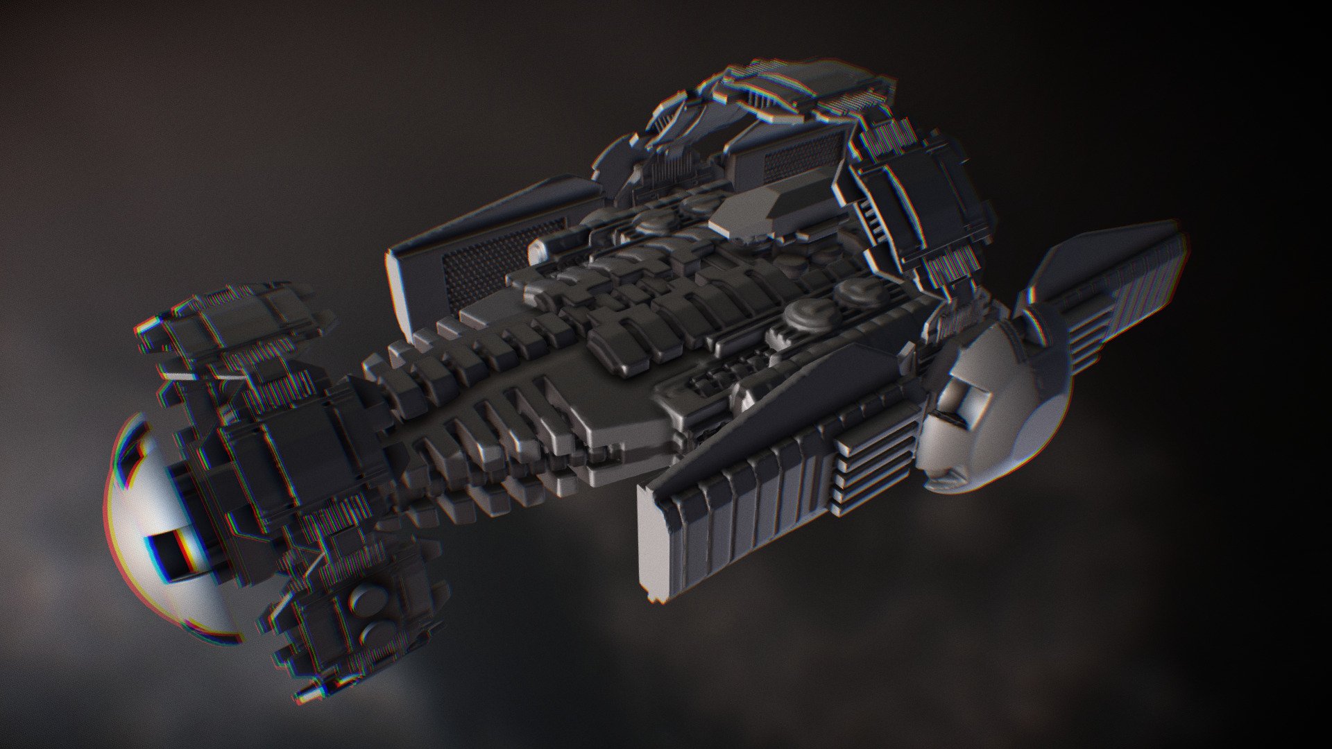 Nomad Class Deep Space Exploration Vessel - Download Free 3D model by ...