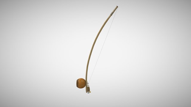 SliceCube Berimbau and Caxixi 3D Model