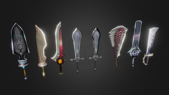 All Sword 3D Model