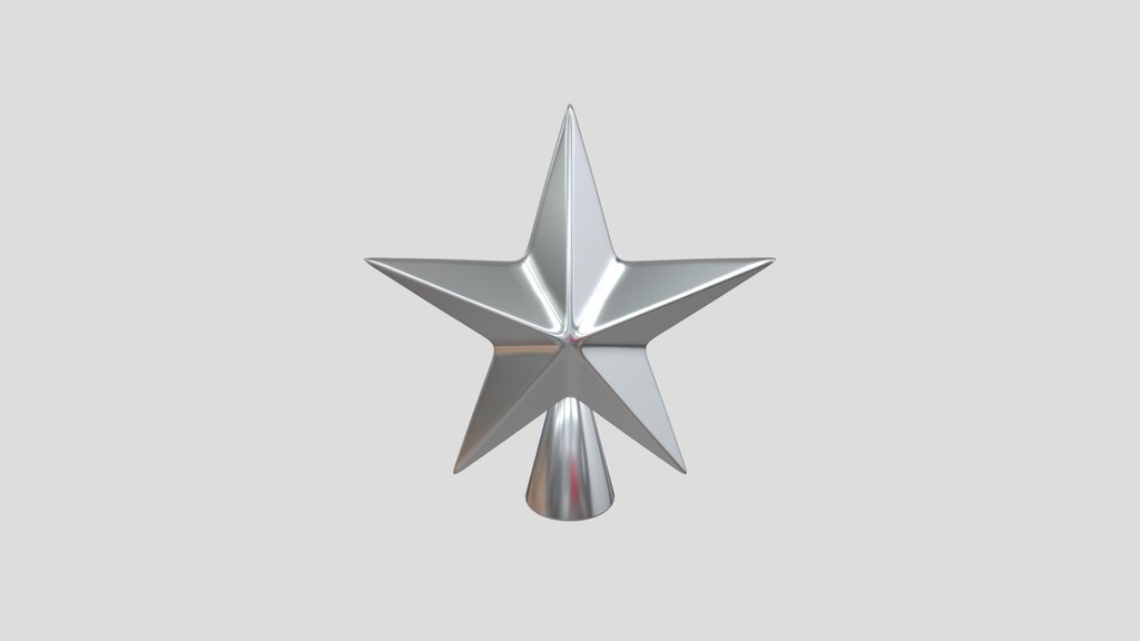Gold Star Tree Topper