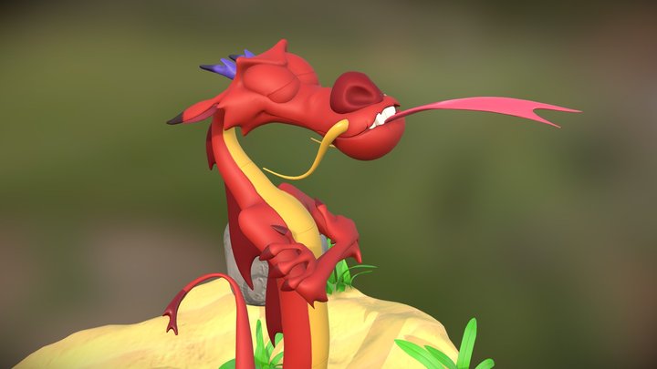Mushu 3D Model