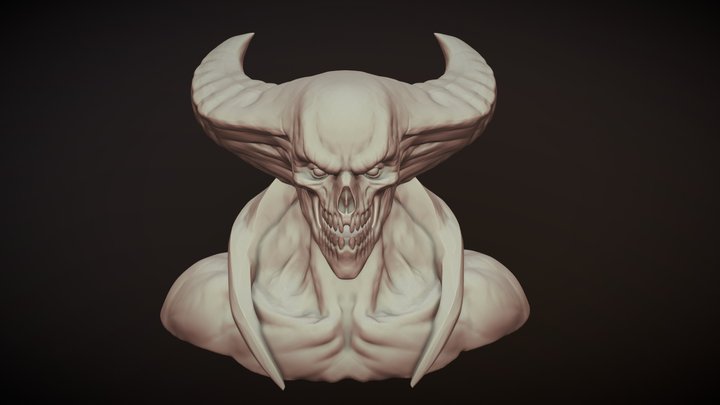 Demon Head 14 3D Model