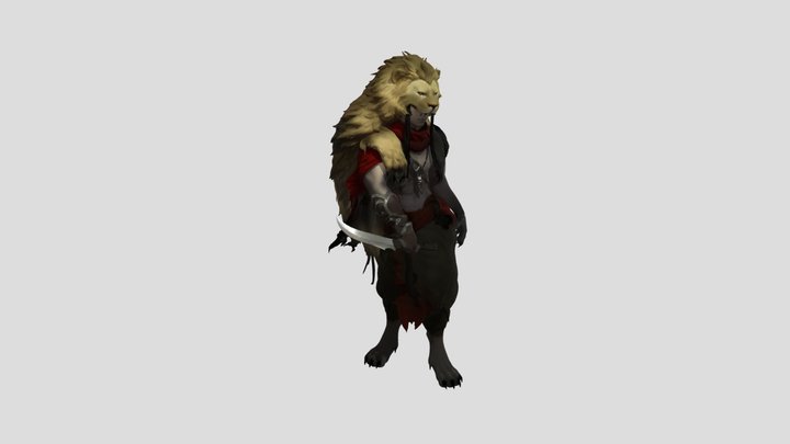 Mantle of the Lion 3D Model