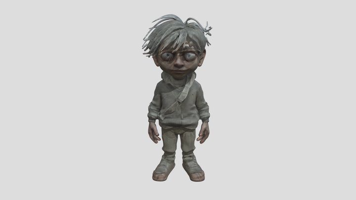 Sleepy Child 3D Model
