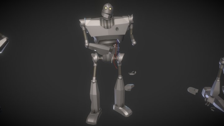 Iron Giant Detail 3D Model