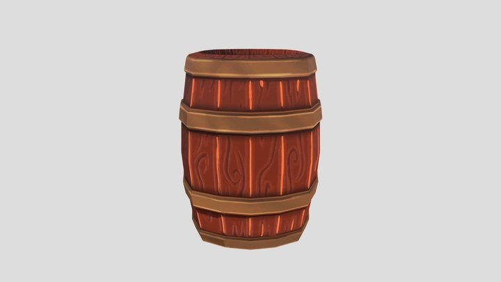 Explosive Barrel - Rec Room 3D Model