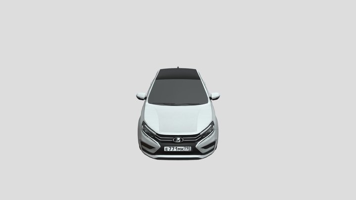 2023 LADA Vesta NG 3D Model
