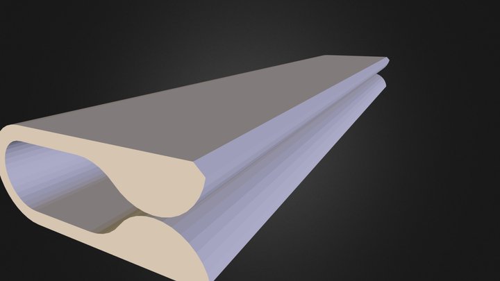 Paper Clip with Tab v5 3D Model