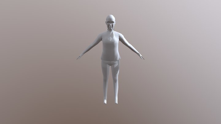 Base Female Body 3D Model