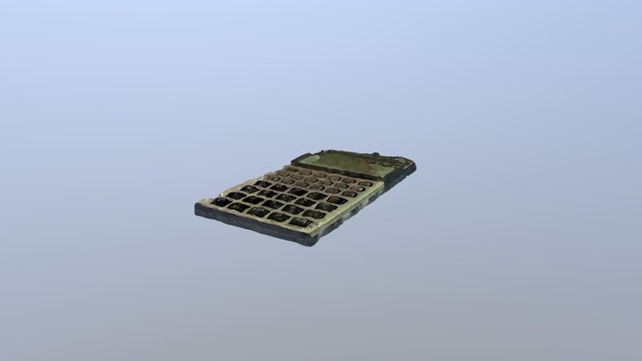Old Calculator 3D Model