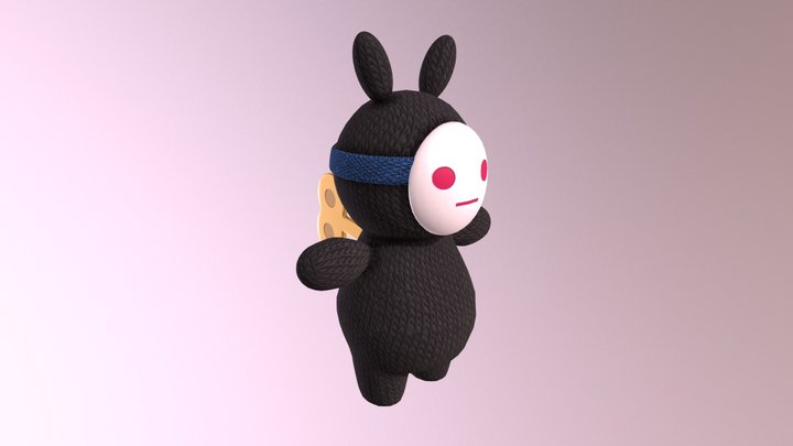 Alien Bunny 3D Model