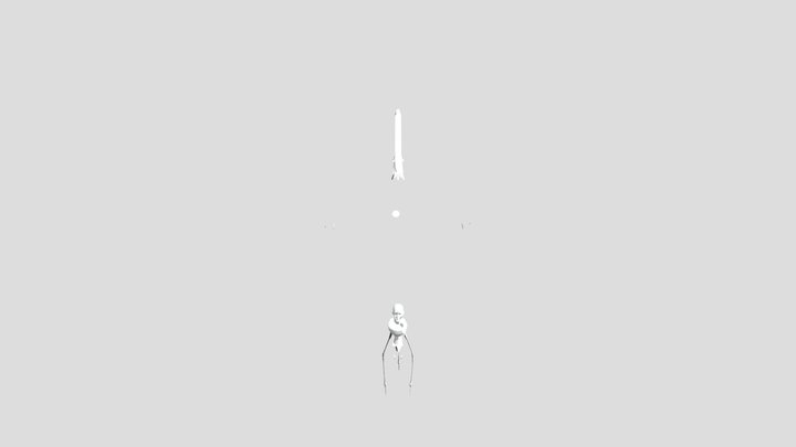 Skibidi Toilet Strider With Rig 3D Model