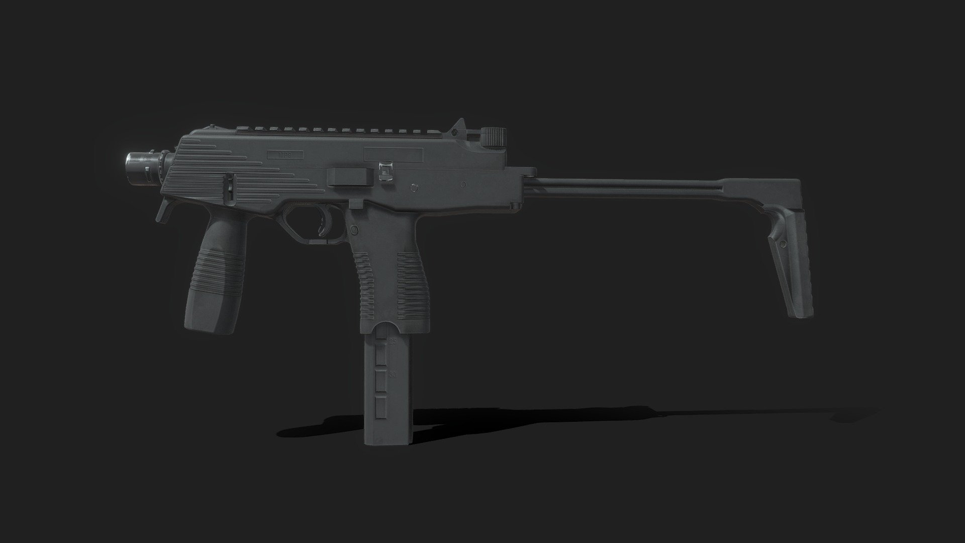 Mp9 Counter Strike 2 Download Free 3d Model By Blazitt 3dbcae1 Sketchfab 1485