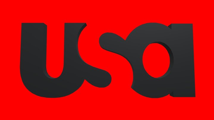 USA Network Logo 2005-present (Black)
