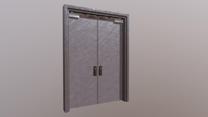 Double Door 3D Model