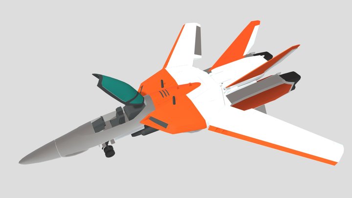 macross vf-1s 3D Model