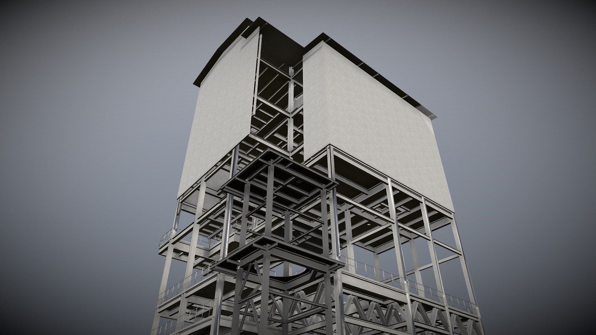 Industrial building 2306 - Buy Royalty Free 3D model by Jinda ...