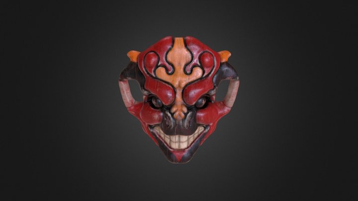 Mask of Madness 3D Model