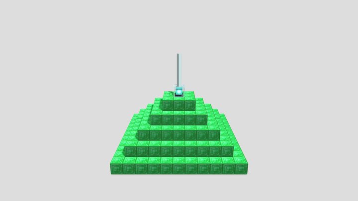 Маяк из Minecraft 3D Model