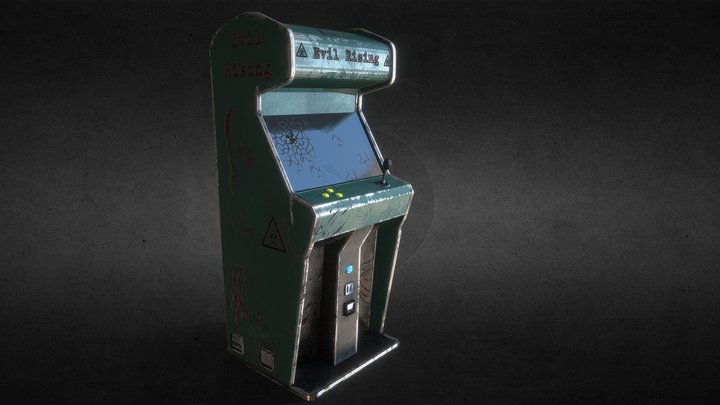 Abandoned Arcade Machine 02 3D Model