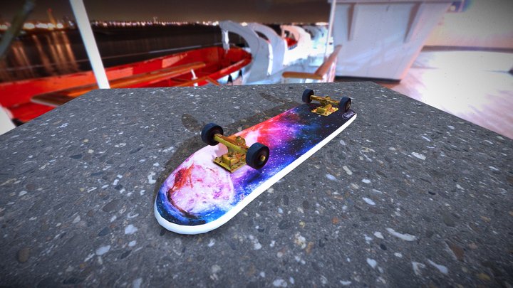 Skate On the Road 3D Model