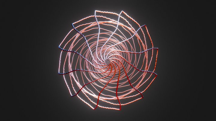 BIrd song attractor selection 5 3D Model