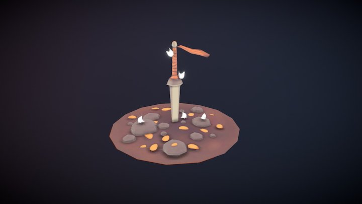Ancient Sword 3D Model