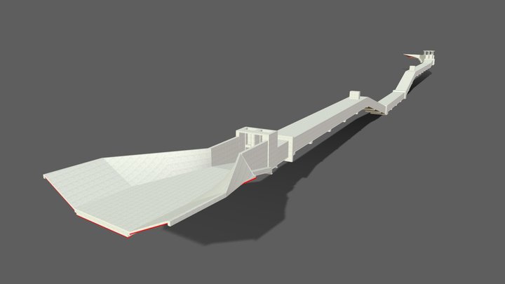 胡楼干渠倒虹 3D Model