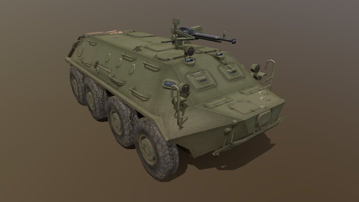 BTR-60PA – Modelo 3D gratuito STL