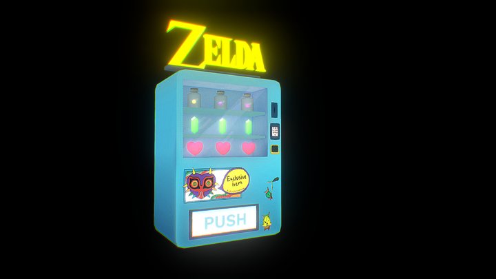 vending machine5 3D Model
