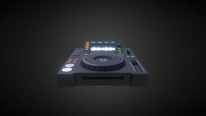 CDJ Player 3D Model