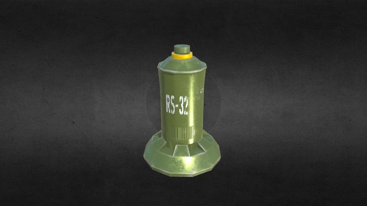 Jumping Grenade 3D Model