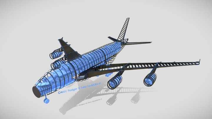 Rodger St John:  A380  Model 3D Model