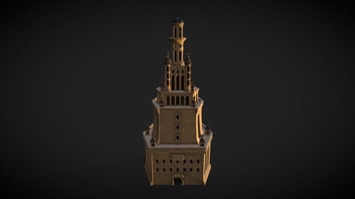 Alexandria Light House 3D Model