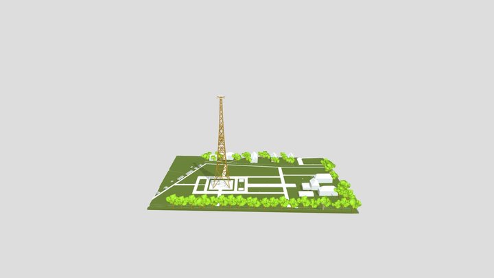Radiostacja gliwicka 3D Model