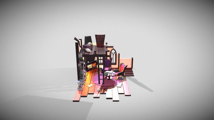 Final Fundamentos 3D (Wizard's Room) 3D Model
