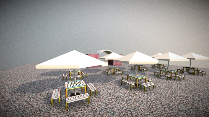 guinguette 3D Model