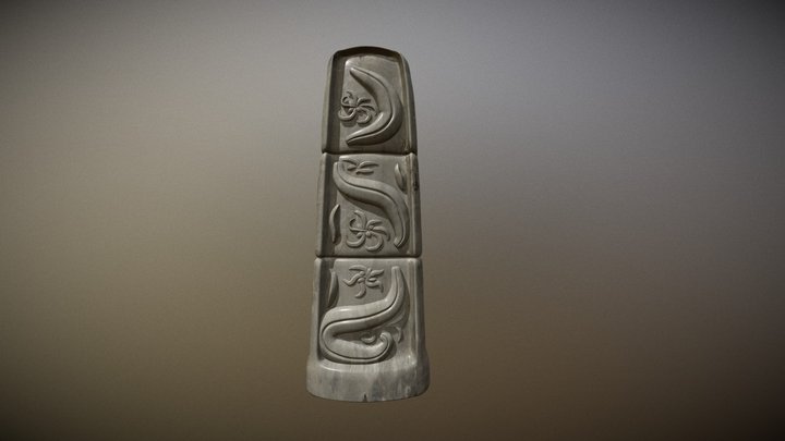 Ancient stone sculpture 3D Model