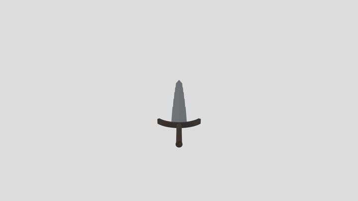 Great Sword - Lowpoly 3D Model