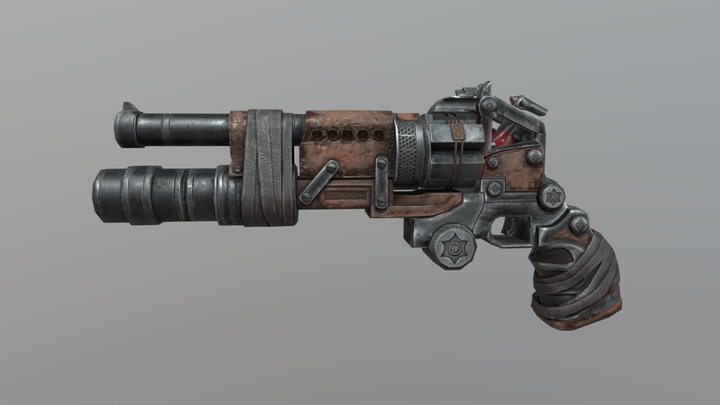 Screamer Gun : Bulletstorm Replica 3D Model