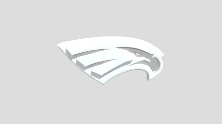 Falcon Emblem 3D Model