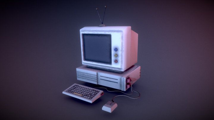 Old Computer 3D Model