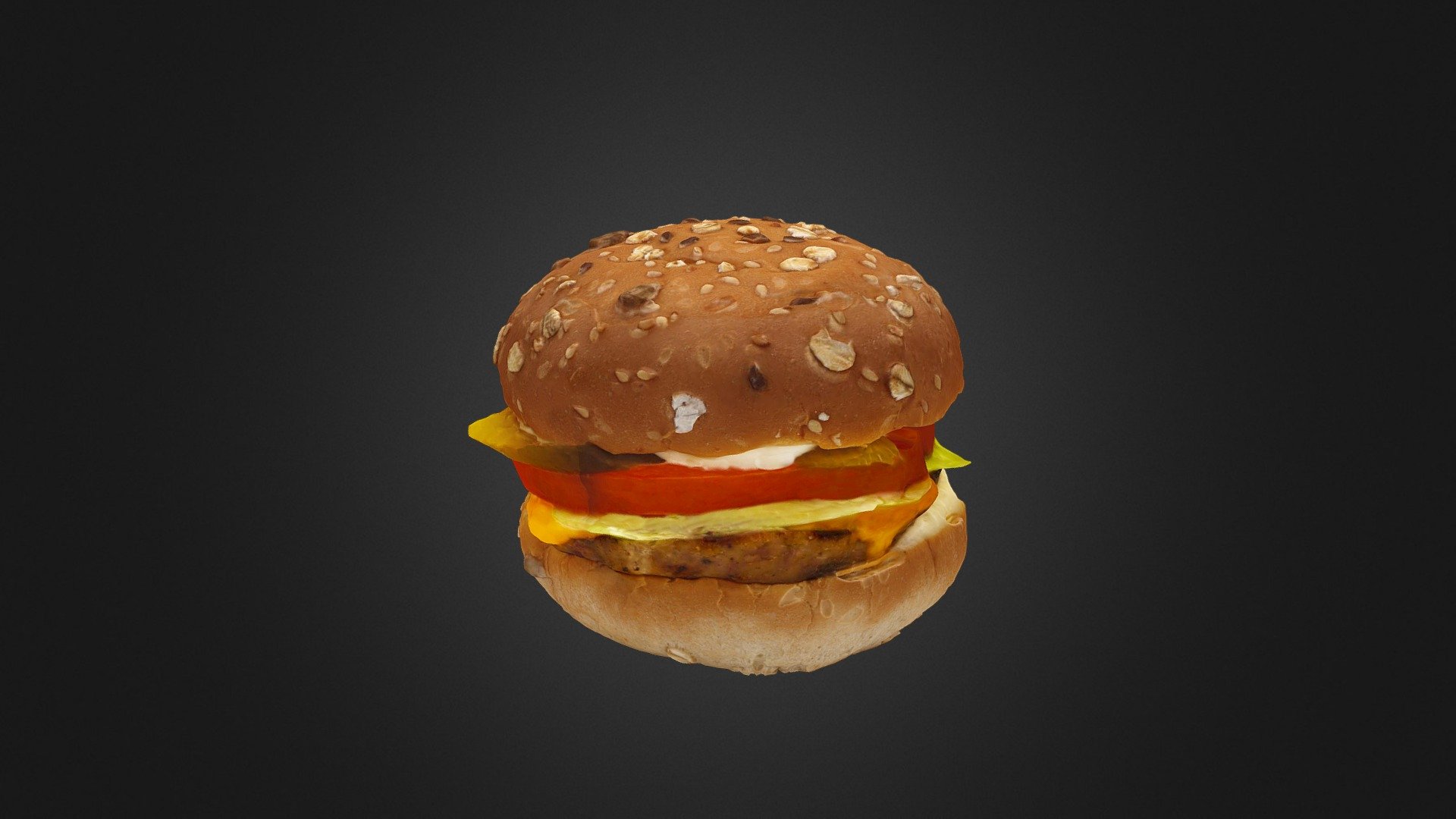 CBJ Handy Size Burger - DSLR (Final) — Sketchfab embed 3D viewer