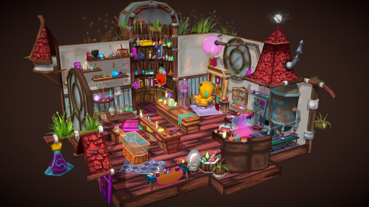 Potion Shop 3D Model