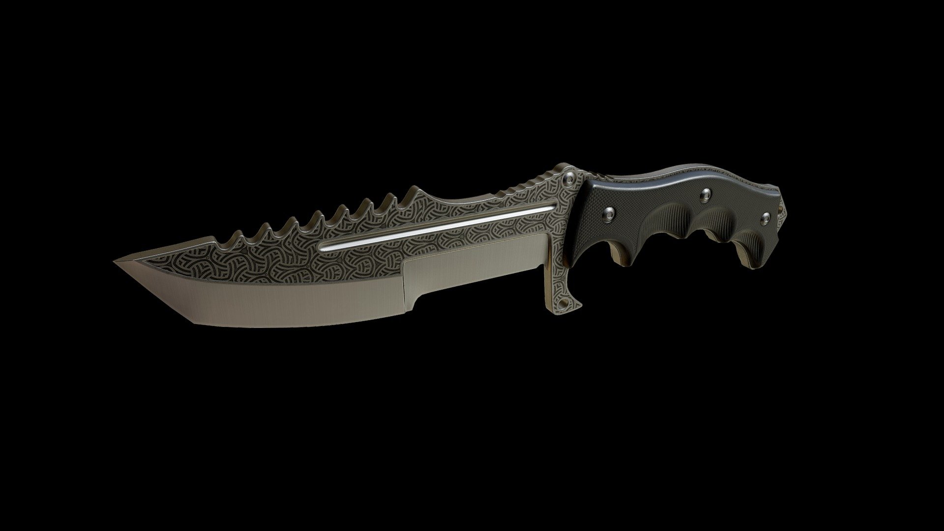 Knife - 3D model by ckatuh [3dcdbbe] - Sketchfab
