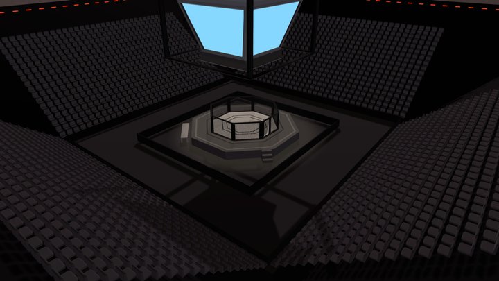UFC MMA Octogon Stadium model 3D Model